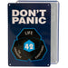 Blechschild Don't Panic 42