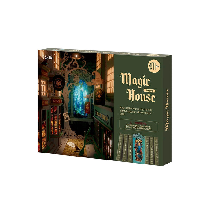 Kit de construction en bois Book Nook – Allée magique 