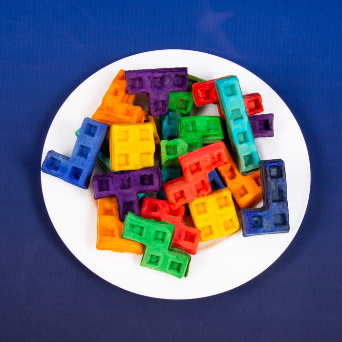 Tetris Waffeleisen für alle sieben Tetrimino-Formen