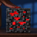 Lampada per minerali di pietra rossa di Minecraft