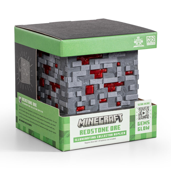 Lampada per minerali di pietra rossa di Minecraft