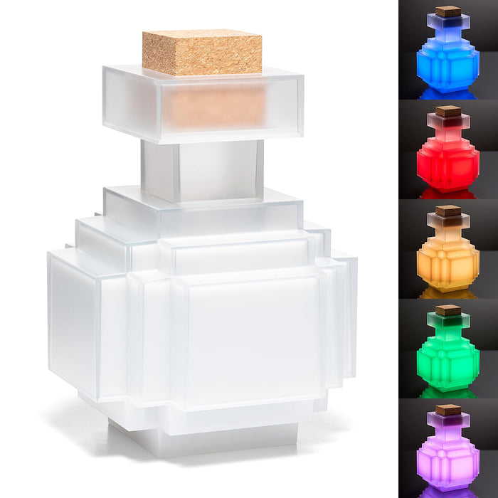 Lampe à changement de couleur de la bouteille de potion Minecraft