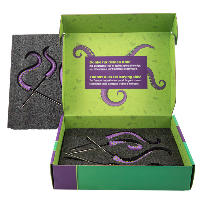 Purple tentacle flower pot decoration packaging 2