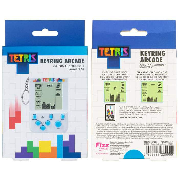 Arcade key ring Tetris