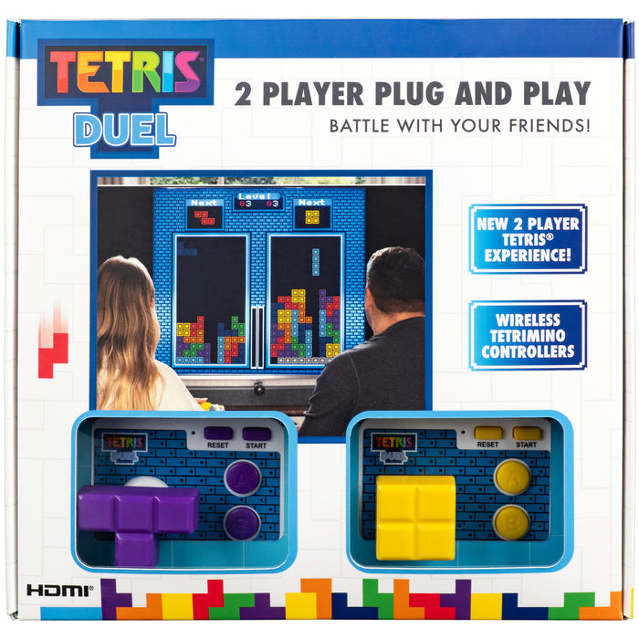 Tetris Duel Plug and Play Console - 2-Player Showdown