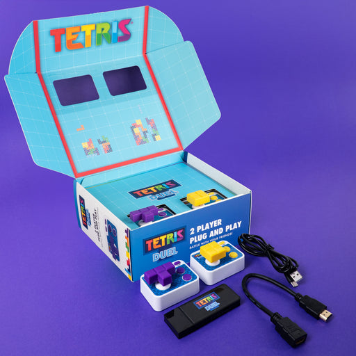 Tetris Duel Console Plug and Play - Duello a 2 Giocatori