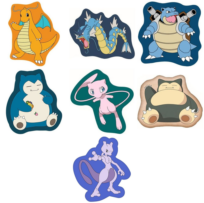 Pokémon Konturkissen: alle Varianten