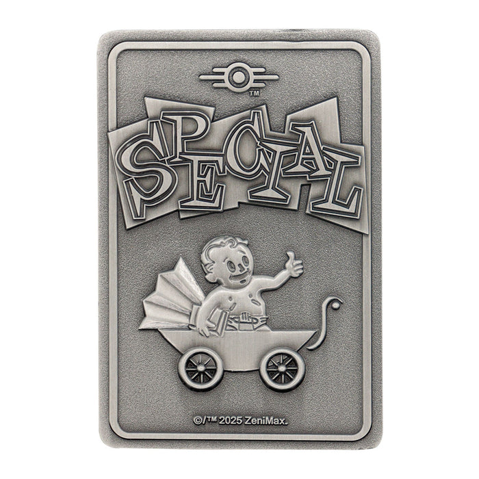 Fallout Limited Edition S.P.E.C.I.A.L. Perk Metallbarren + Sammelalbum