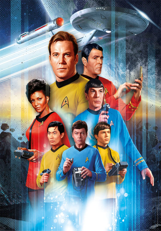 Star Trek Puzzle mit der Crew der Enterprise