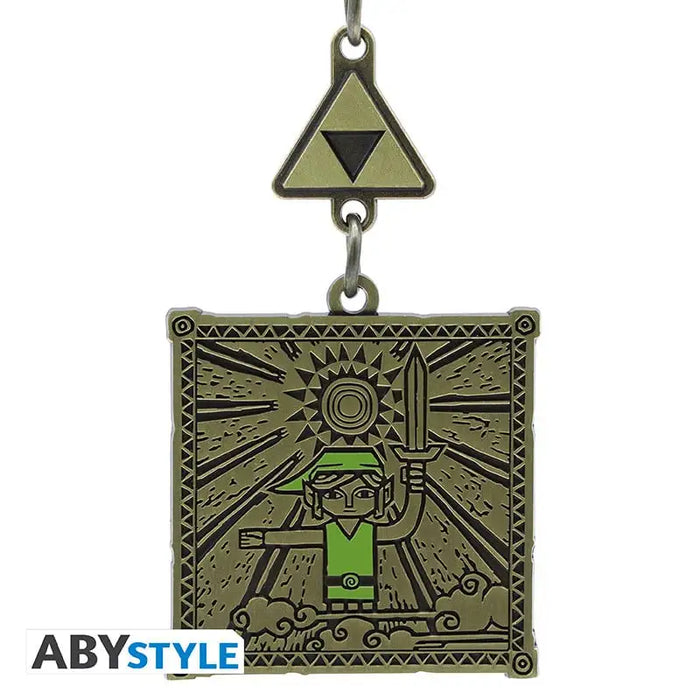 The Legend of Zelda Schlüsselanhänger Link mit Triforce