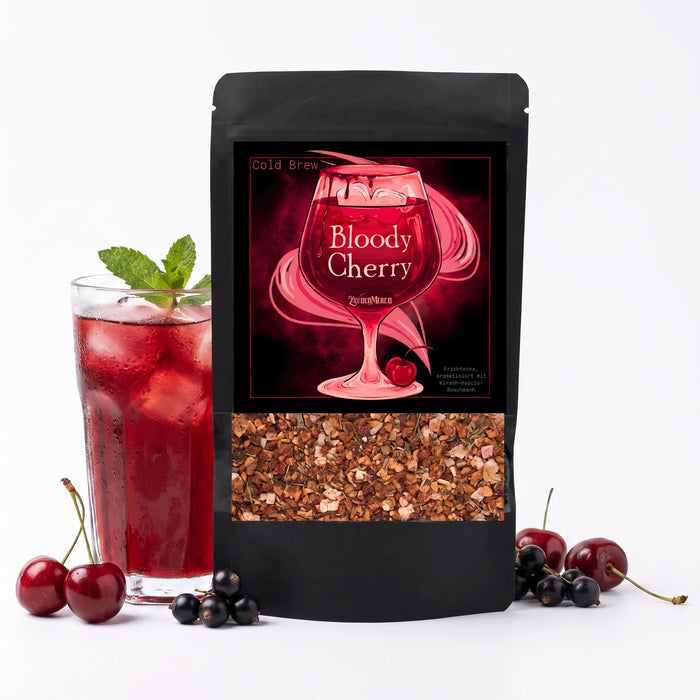 Bloody Cherry Cold Brew Thé - Thé Glacé Cerise Cassis 100g