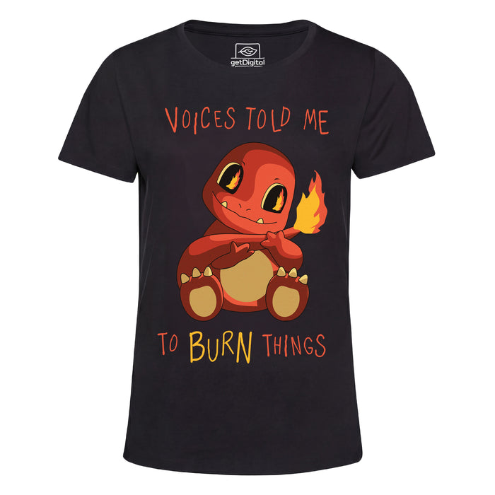 Voices Told Me To Burn Things - Main view Girlie Black