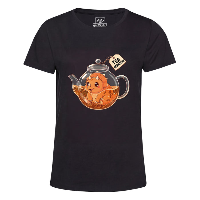 Tea-Ceratops - Vista principal Girlie Negro