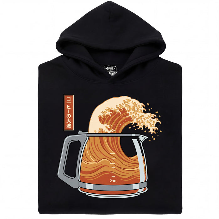 The Great Brew - Vista frontal sudadera negro