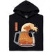 The Great Brew - Vista frontal sudadera negro