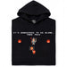 Take this Hobbit - Front view Hoodie Black