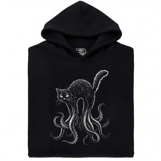 Cathulhu - Vue principale Hoodie Noir