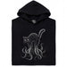 Cathulhu - Vista principal Hoodie Negro