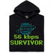 56kbps Survivor - Vista principale Felpa Nero