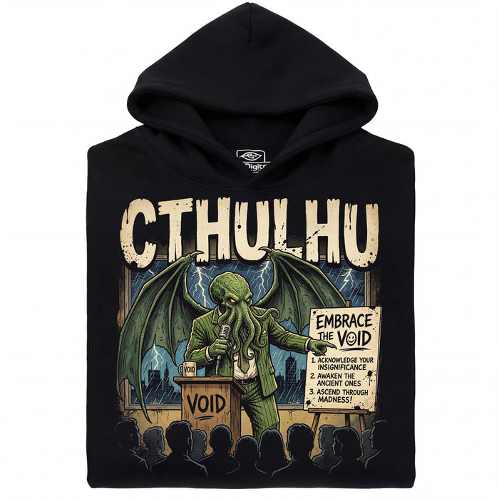 Cthulhu - Embrace the Void - Vista principale Felpa con cappuccio Nero