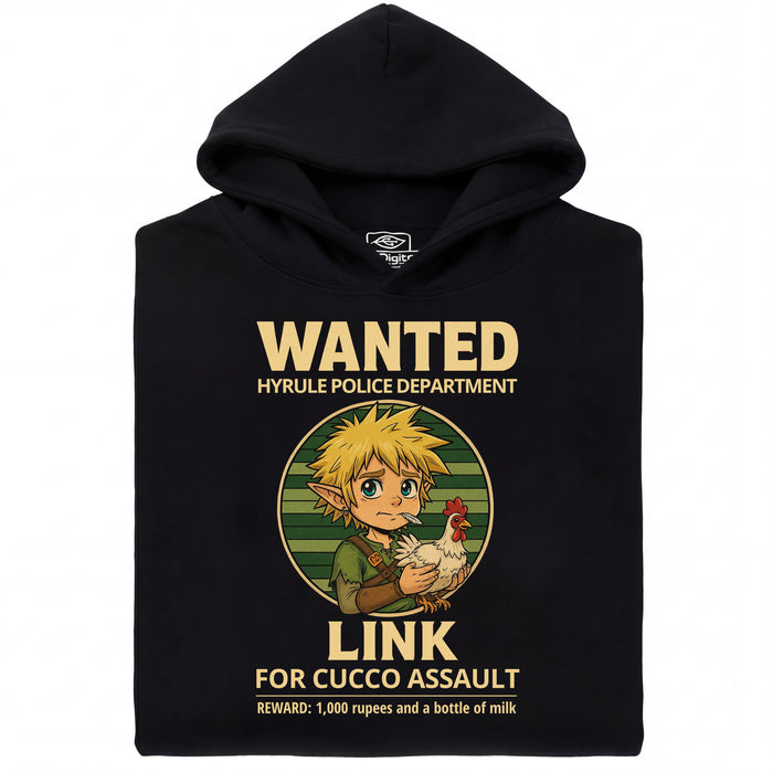 Wanted for Cucco Assault - Vista principal Sudadera Negro