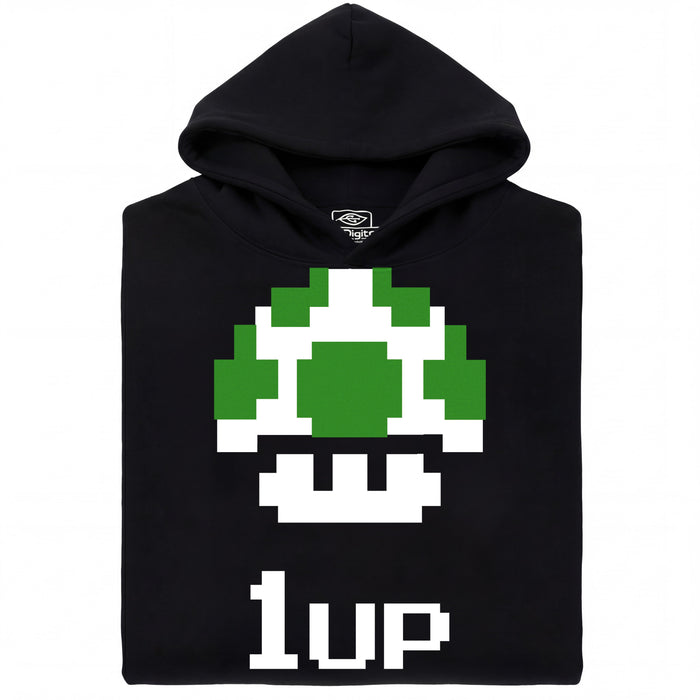 Shroom UP - Vista principale Hoodie Nero