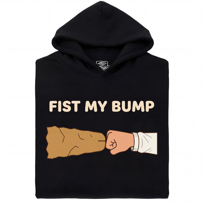 Fist My Bump - Vista principal Sudadera Negro