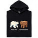 Cartesian Bear - Main view Hoodie Black