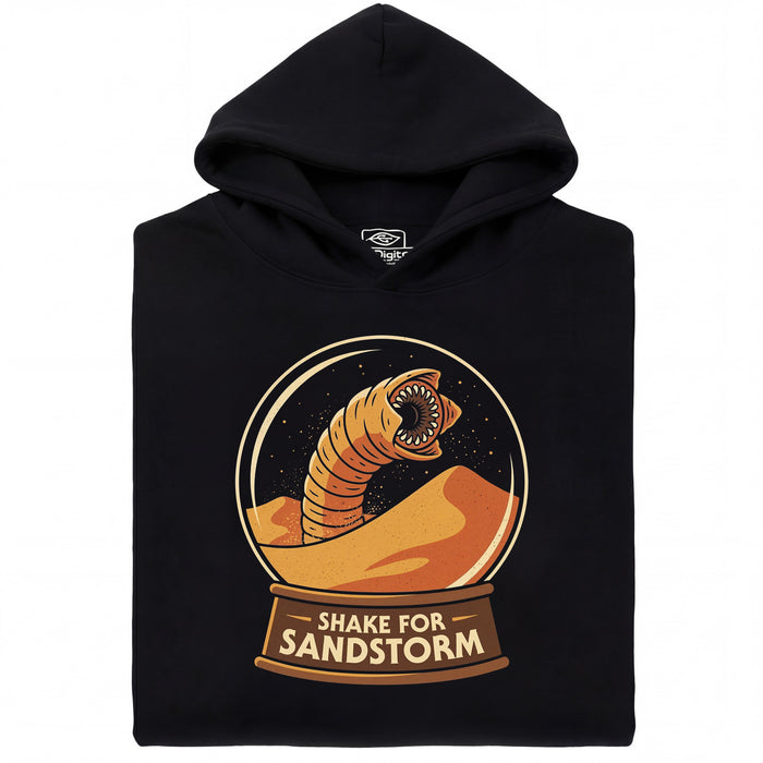 Shake for Sandstorm - Vista principale Hoodie Nero