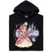 Nerdy Princess &amp; The Glitter Ghosts - Vista principale Felpa Nero