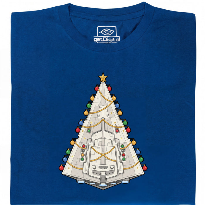 Tree Destroyer - Christmas by Imperial Decree - Main View T-Shirt Blue