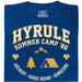 Hyrule Summer Camp - Front view T-shirt Blue