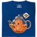 Tea-Ceratops - Vista principal Camiseta Azul