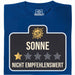 Soleil - Non Recommandé - Vue Principale T-Shirt Bleu