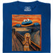 L'Urlo - Edizione Mostro dei Biscotti - Vista principale T-Shirt Blu