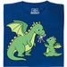 Dragon Parenting - Vue principale T-Shirt Bleu