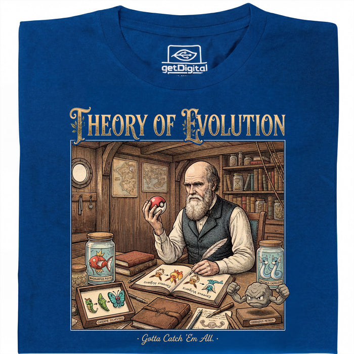 Theory of Evolution - Main view T-Shirt Blue