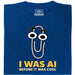 I Was AI Before It Was Cool - Vista principale Maglietta Blu