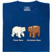 Cartesian Bear - Main view T-Shirt Blue
