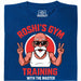 Training with the Master (Colourized) - Vue principale T-shirt Bleu