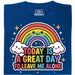 A Great Day To Leave Me Alone - Main view T-shirt Blue