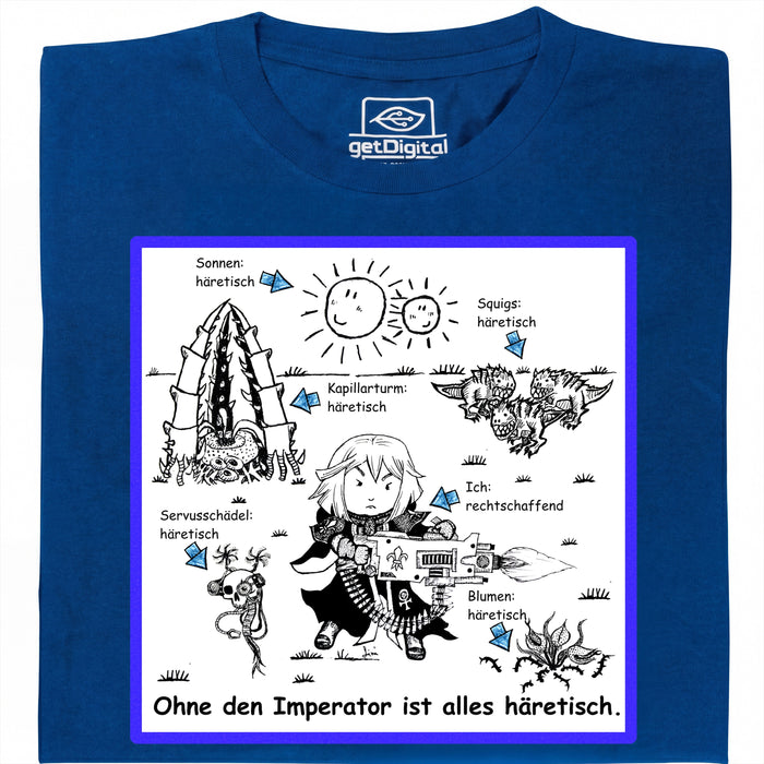 All Heretical! - Main view T-Shirt Blue