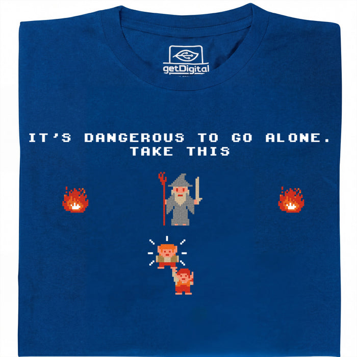 Take this Hobbit - Front view T-Shirt Blue