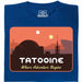 Where Adventure Begins - Vista principale T-shirt Blu
