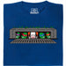 IT vs. Turtles - Vista principale T-Shirt Blu
