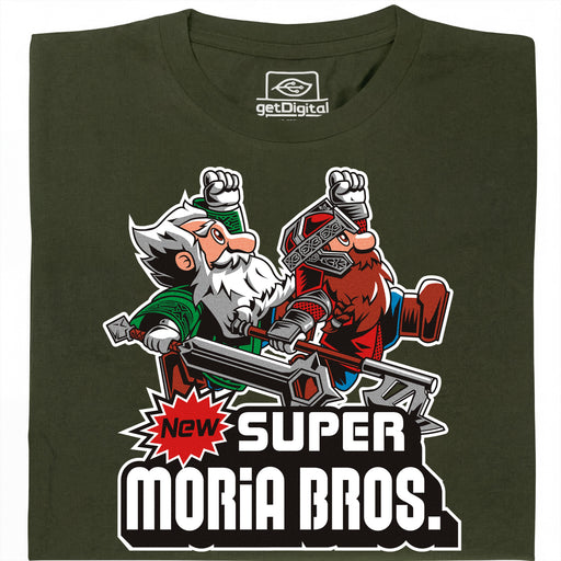 Super Moria Bros - Main view T-Shirt Dark Green