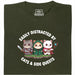 Cats &amp; Sidequests - Vue principale T-Shirt Vert Foncé