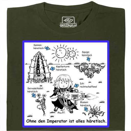 All Heretical! - Main view T-Shirt Dark Green
