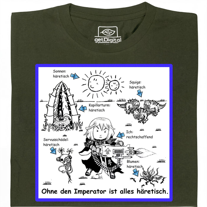 All Heretical! - Main view T-Shirt Dark Green