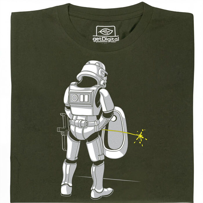 Trooper Aim - Vista principale T-Shirt Verde Scuro